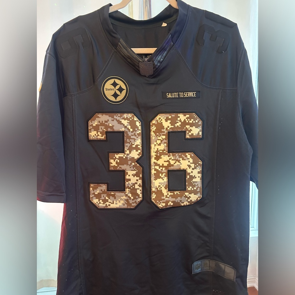Jerome Bettis NFL Pittsburgh Steelers #36 Jersey – Salute to Service special ed